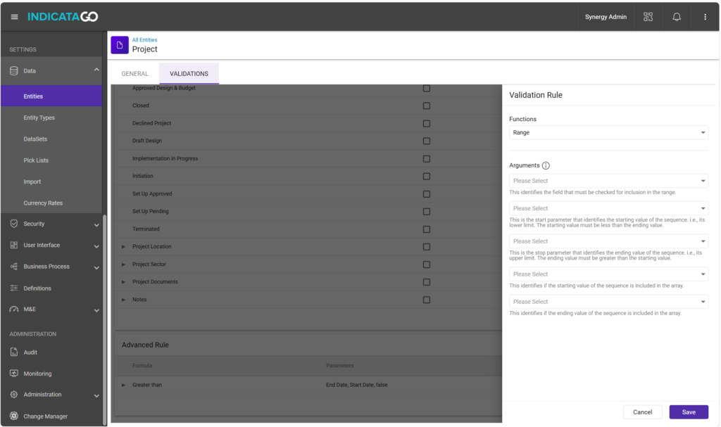 Custom Validations and Calculations